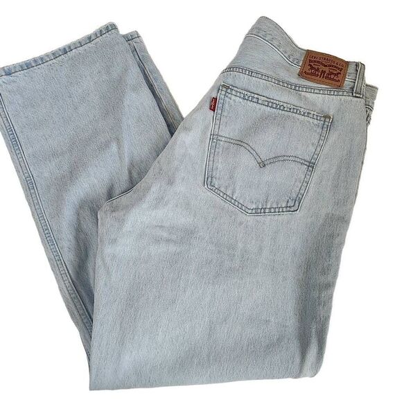 Levi's Low Pro Straight Women's Jeans Light Wash Size 32 - Picture 6 of 15